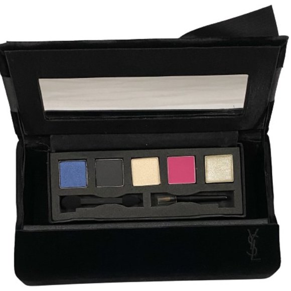 YSL Black Velvet Clutch With Bow, SKU 000353-12 - Picture 4 of 6